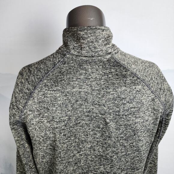 Eddie Bauer Fleece 1/4-Zip Heather Charcoal Pullover | Men's Medium - Picture 10 of 14